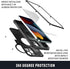 iPhone 15 Pro Max Phone Case, Compatible with MagSafe Military Grade Full Protection with Built-in Silicone Shockproof
