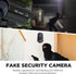 Kanayu 6 Pieces Solar Powered Fake Security Camera, Simulated Surveillance with Realistic Red Flashing Lights