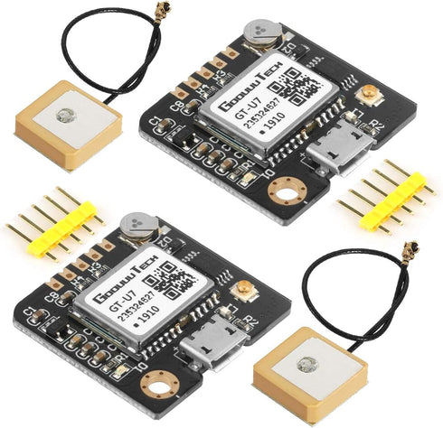 Doudou et Compagnie Doudou 2pcs GT-U7 GPS Module, High Sensitivity, Low Power Consumption, Compatible with