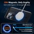 MOCCA iPhone 15 Pro Case - Slim Translucent Matte, 13FT Military Drop Protection, MagSafe Compatible, Black, 6.1''
