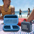Case for JBL GO 4 Portable Bluetooth Speaker, Eco Cover with Adapter Slots, Waterproof and Dustproof Feature, Blue