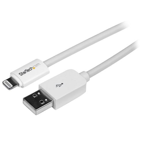 StarTech.com 3m (10ft) Long White USB Cable for iPhone/iPod/iPad with 8-pin Lightning Connector - Charge and Sync