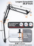 CACENCAN 5lb 360 Overhead Camera Mount, Desk Camera Mount with Articulating Arm, Load Capacity, Adjustable Stand