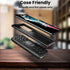 TECHSMARTER 15W Wireless Portable Charger, 10,000mAh Battery Pack, 20W USB-C, Anti-Slip Suction Cups, for iPhone