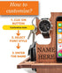 Greta Oto Wood Phone Docking Station for Men | Nightstand Bedside Desk Organizer | Best Personalized Idea for Father's