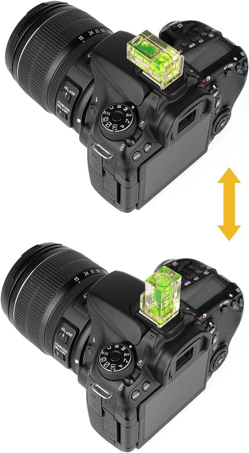 Hot Shoe Level, 4Pack ChromLives Hot Shoe Bubble Level Camera Hot Shoe Cover 2 Axis Bubble Spirit Level for DSLR Cameras