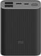 XIAOMI Mi Ultra Compact 10000mAh Power Bank, 37Wh Battery Pack Charges 3 Devices