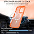 BENTOBEN iPhone 14 Pro Case - Slim Fit Shockproof, Translucent Matte, Magsafe Compatible, Orange, for 6.1" iPhone 14