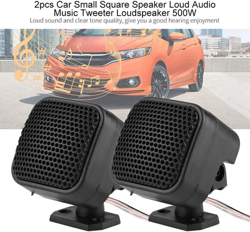 Car Speaker - 1 Pair 12V Car Audio Tweeters 500W for Enhanced Sound