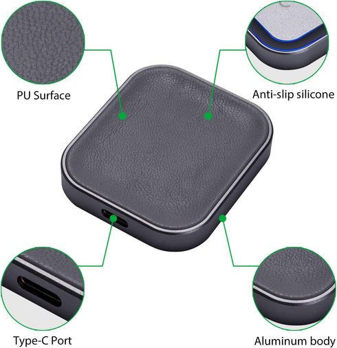 FutureCharger AirPods Pro Charger, Wireless Charging Station for AirPods 3/Pro 2nd Gen, Wireless Charger Pad