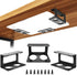 Under Desk Laptop Mount, 3 inches Tall Aluminum Holder Rack for Laptop MacBook Dell OptiPlex PS4 & More