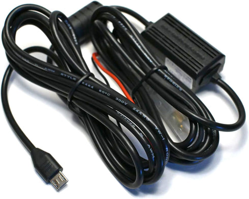 EDO Tech Ultra Compact Micro USB Direct Hardwire Car Power Cord Kit, 10 Ft for GPS Tracker, Bluetooth Speaker