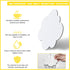 ATTACK SHARK Cloud Wrist Rest and Coaster Combo, Soft Non-Slip PU Ergonomic Wrist Pad for Keyboard