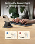 ProtoArc Foldable Compact Keyboard, XK04 Portable Bluetooth Keyboard with PU Leather Cover, Pocket-Sized for Travel