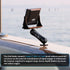 LOKTENWO 1.5" 5.7" Humminbird, Aluminum Alloy Fish Finder Mount Base with C Size Ball Rectangle Plate & Medium Arm