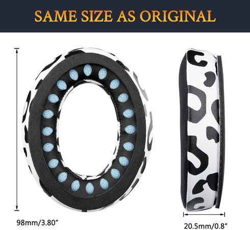 SoloWIT Cooling-Gel Ear Pads - Replacement Cushions for Bose QuietComfort 35 and QC35 II Over-Ear Headphones