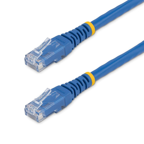 StarTech 2ft CAT6 Ethernet Cable - Blue CAT 6 Gigabit Ethernet Wire
