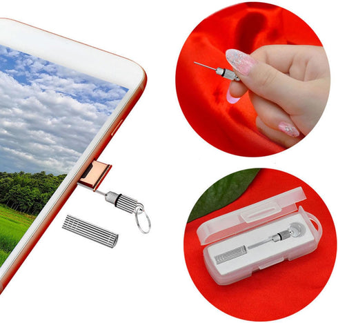 DLOULP Card Ejector Tool Smartphone Card Tray Pin Needle Opener for Phone Card Tray Pin Anti-Lost Accessories