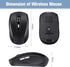 Macarrie 12 Pack Wireless Mouse, 1200dpi Wireless Computer Mouse with 6 Buttons, USB Receiver for Windows, PC
