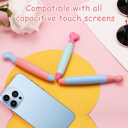 3pcs Kids Stylus Pens, Premium Cute Crayon Stylus for Touch Screens, Children's Touch Screen Stylus for Devices