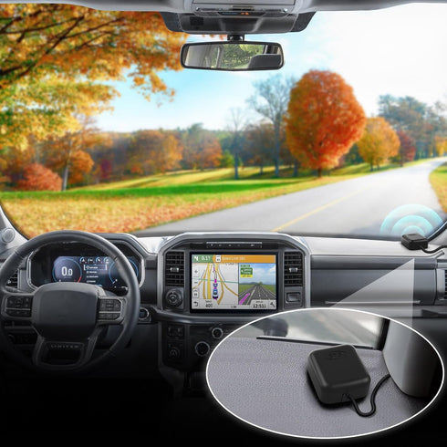 GODPEE 3.5mm SZSAUTO Vehicle GPS Antenna Waterproof Active GPS Dash Cam Antenna with Plug for Car Truck SUV Windshield