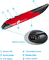 lychee Wireless Optical Pocket Pen Mouse, 2.4GHZ USB Wireless Optical Pen Mouse with Adjustable DPI for PC Laptop