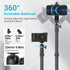 SMALLRIG 15"-35" Camera Desk Mount C Stand, Adjustable Desk Tripod Light Stand, Tabletop C Clamp for Webcam, DSLR