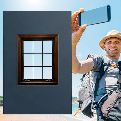 Generic Window Travel Photo Prop - Portable Fun Picture Framing Viewfinder - Travel Window Frame Photo Props |