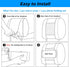Car Headrest Phone Holder for Kids Back Seat - Compatible with iPhone, Samsung, Soft Adjustable Silicone Holding Net