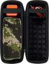 co2CREA Hard Travel Case Replacement for JBL Flip 6 FLIP 5 Waterproof Portable Bluetooth Speaker (Black Camo Case)