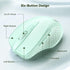 TECKNET Wireless Mouse, 2.4GHz Ergonomic Computer Mouse, Portable Cordless Mice for Laptop, 6 Buttons USB Mouse, Ergo