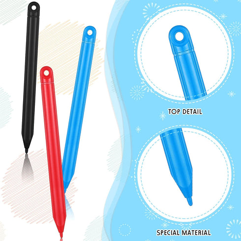 Replacement Stylus Drawing Pen and Lanyard Set for LCD Writing Tablet, 4.7 Inch Colorful Drawing Tablet, Kids Drawing