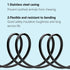 SYGGDERS 5.5 X2.1mm 4.0x1.7mm (6.56FT) Anti Chew Power Cord, Suitable for Solar Panel Connectors, to Male to Male Dc
