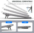 ZELMINE 10-15.6 Inches Laptop Stand for Desk, Portable Anti-Slip Keyboard Riser, Zinc Alloy Keyboard Stands, Computer