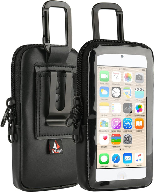 TXEsign Travel Carrying Case Bag with Clear Window for iPod Touch 7th/6th/5th Gen