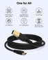 3ft, 6 Printer Cable Scanner USB C to USB B Cable for Epson, HP, Canon, Midi, Ethernet Print to Computer/Laptop/Pc-USB