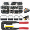 Keadic 49 Pieces FC-10 16 20 26 Pin Female Header IDC Cable Connector 2.54mm Pitch with IDC Crimp Tool