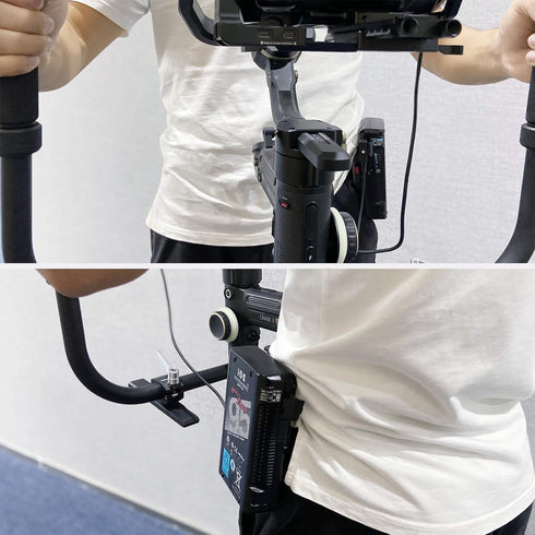 SmallRig Mini V Mount Battery Plate, V-Lock Mount with Belt Clip for Camera Power Supply - 2990