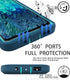 Shockproof Dropproof Galaxy S20 Plus Case for Samsung, Heavy Duty Protective Case 6.7 Inch (Turquoise)