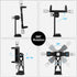 Peastrex 360Ball Metal Phone Tripod Mount Extra Deep Clamp with Arca Port Cold Shoe Head Cellphone Tripod Adapter