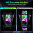 Esanik 2 Pack 4-way 360 Anti-spy Privacy Screen Protector for iPhone 14 Plus/13 Pro Max 6.7'', Tempered Glass,