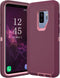 Shockproof Dropproof Case for Samsung Galaxy S9 Plus, Heavy Duty Protective Cover for 6.2 Inch (Purple/Pink)
