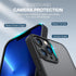 ORIbox Slim Case for iPhone 12 Pro Max, 6.7", Shockproof Anti-Fall Translucent Matte, Not Yellowing