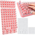 91PCS Udefineit Long Nails Keyboard Stickers, Self-Adhesive Keyboard Bubbles for Long Nails Typing and Gaming