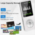 Wodgreat MP3 5.0, 1.8 inch 128GB(White, 32GB) Player with Bluetooth Screen Portable Music Player with HD Speaker, HiFi