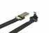 Slim Micro USB FPV Flat Slim Thin Ribbon FPC Cable Black 90 Degree Angled to Standard USB A for Charging and Sync (30CM)