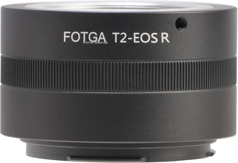 FOTGA T2-EOSR Lens Mount Adapter Ring for T2 T Lens to Canon R3 R5 R6 Mark II R7 R8 R10 R50 R100 RP Camera