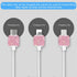 Bling 3-in-1 USB Wall Charger & Cable for iPhone/Android, Pink Crystal Decor, Multi USB Cord, Cell Phone Accessories.