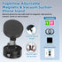 Fogbillow 17 16 15 14 Vacuum Magnetic Phone Holder with Metal Ring Compatible with iPhone All Phone, Portable Universal