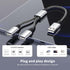 USB A Splitter, USB A Male to 2 Female USB Y Splitter, USB Splitter 1 in 2 Out Support Charging and Data Transfer for Printer/USB Keyboard/Flash Drive/Playstation/Laptop/LED Etc